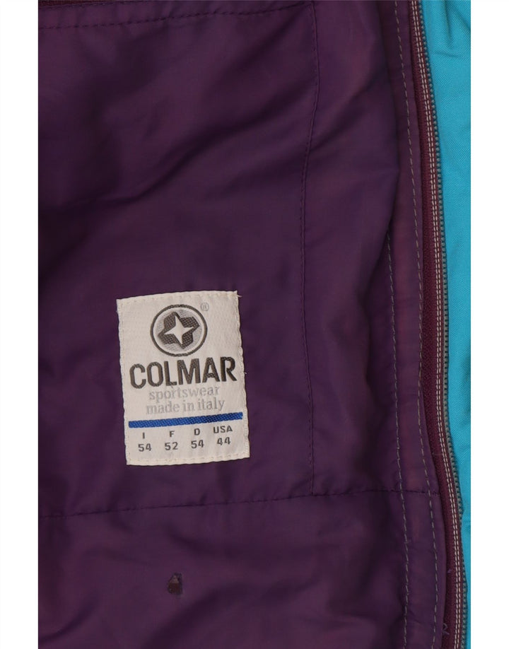 COLMAR Mens Ski Jacket EU 52 Large Purple Colourblock