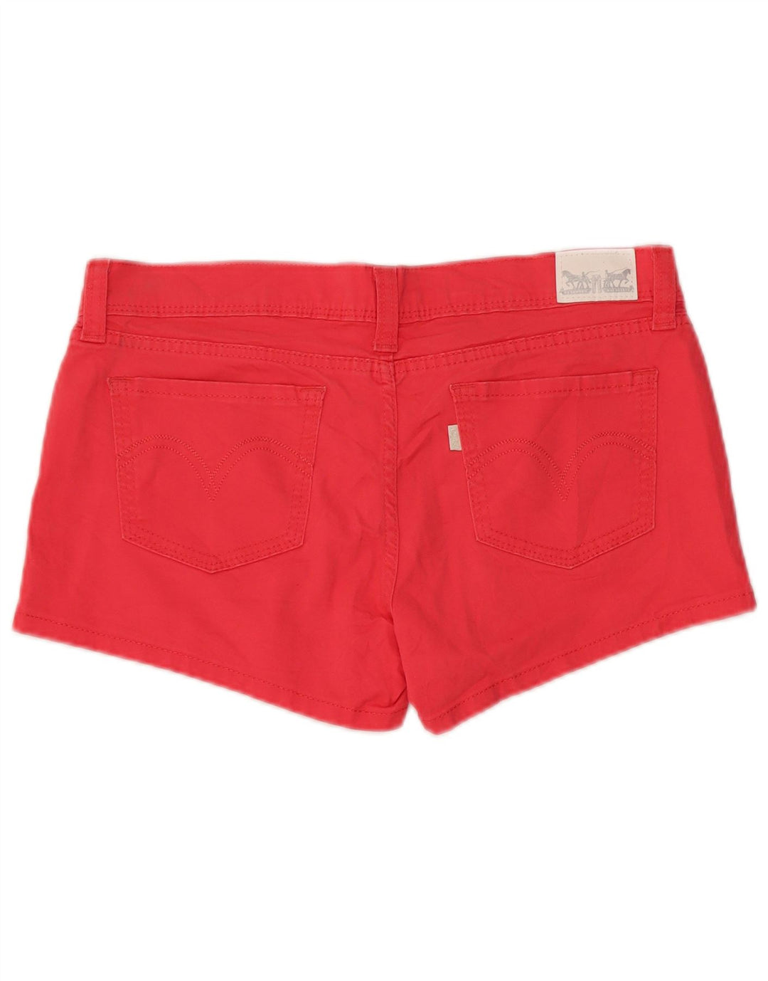 Levi's Womens Denim Shorts W30 Medium Pink Cotton