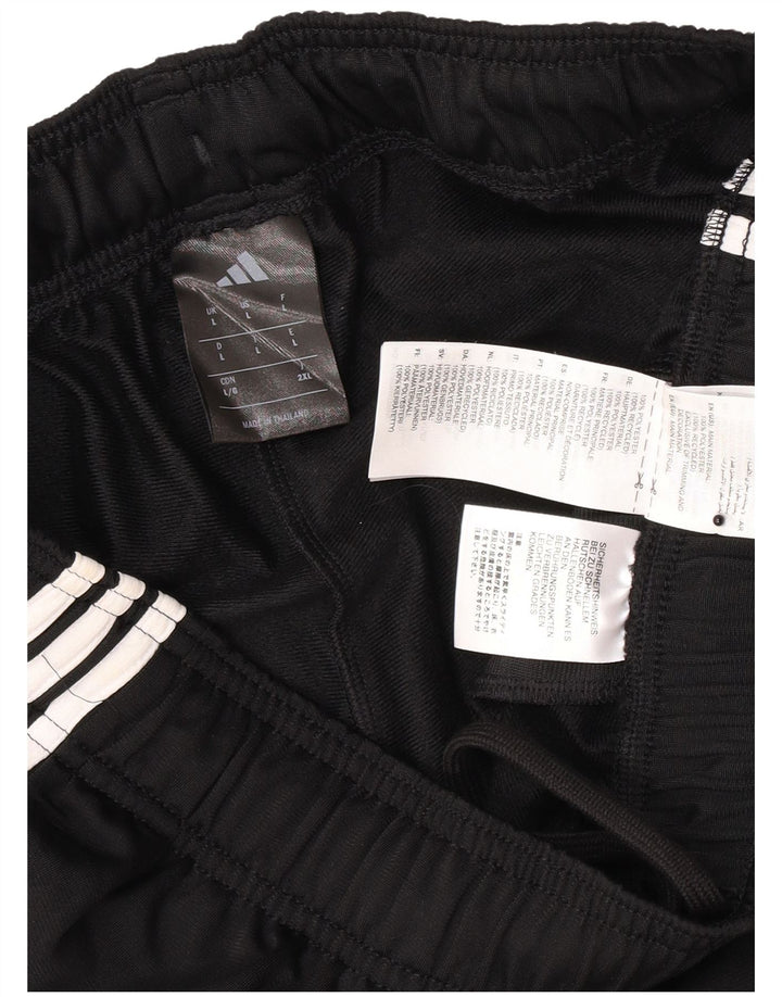 Adidas Mens Tracksuit Trousers Large Black Polyester Sports