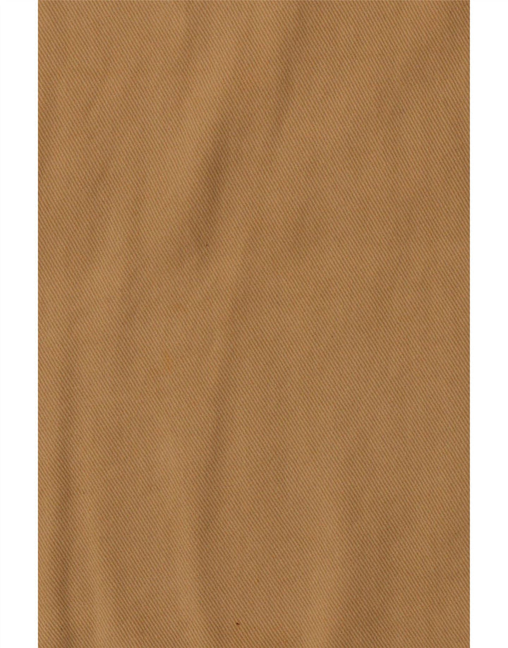 MURPHY & NYE Mens Graphic Rugby Polo Shirt Medium Brown Colourblock