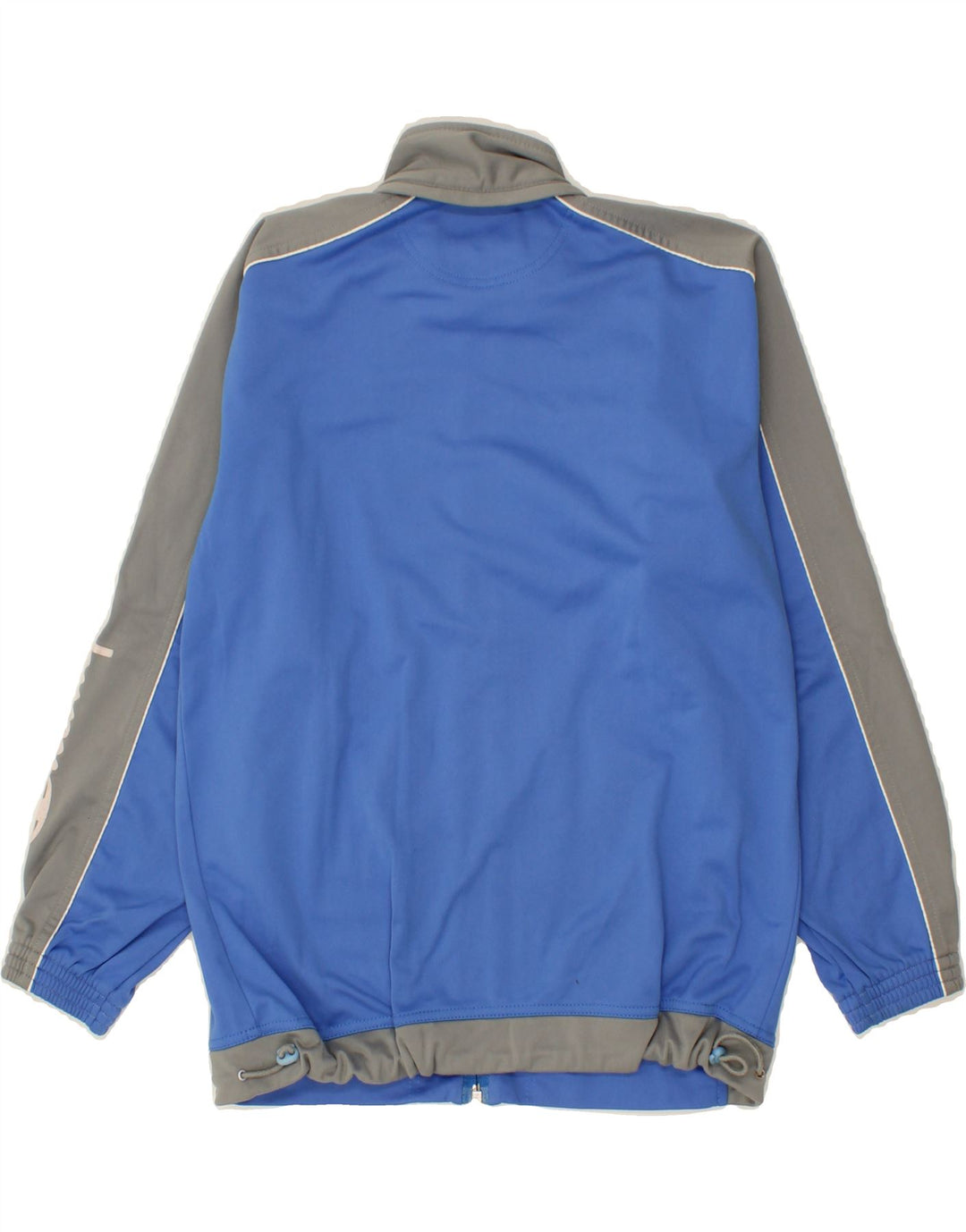 CHAMPION Boys Graphic Tracksuit Top Jacket 11-12 Years Blue Colourblock Vintage Champion and Second-Hand Champion from Messina Hembry 