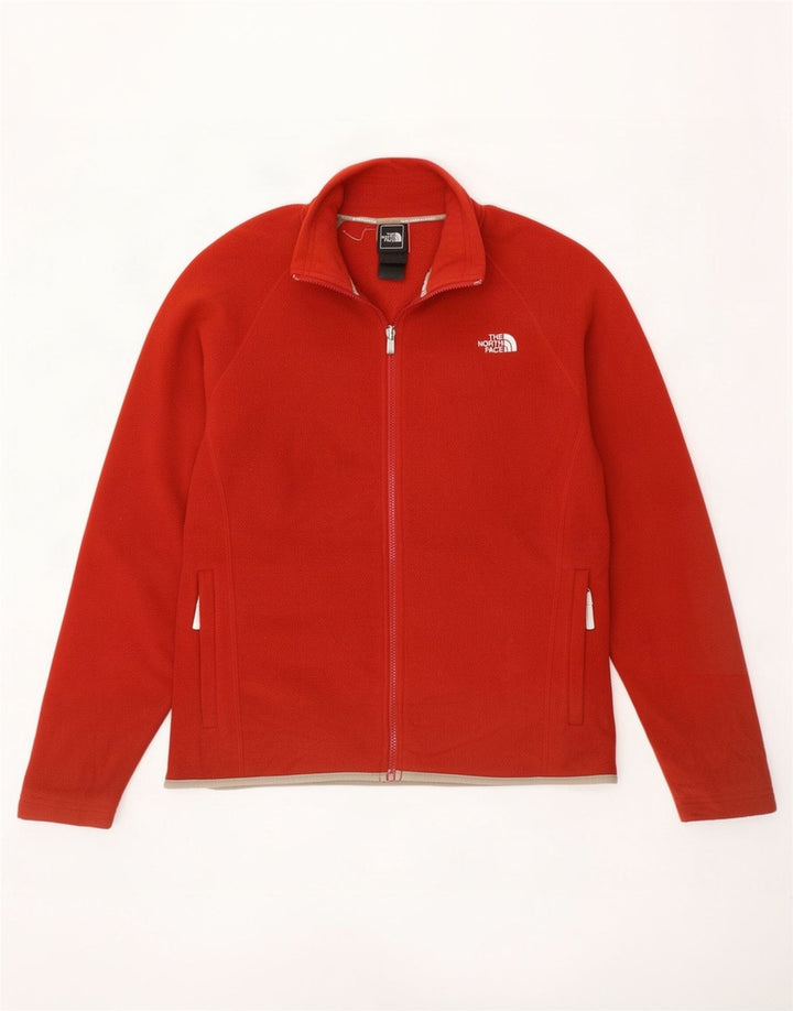 The North Face Womens Liner Fleece Jacket UK 16 Large Red