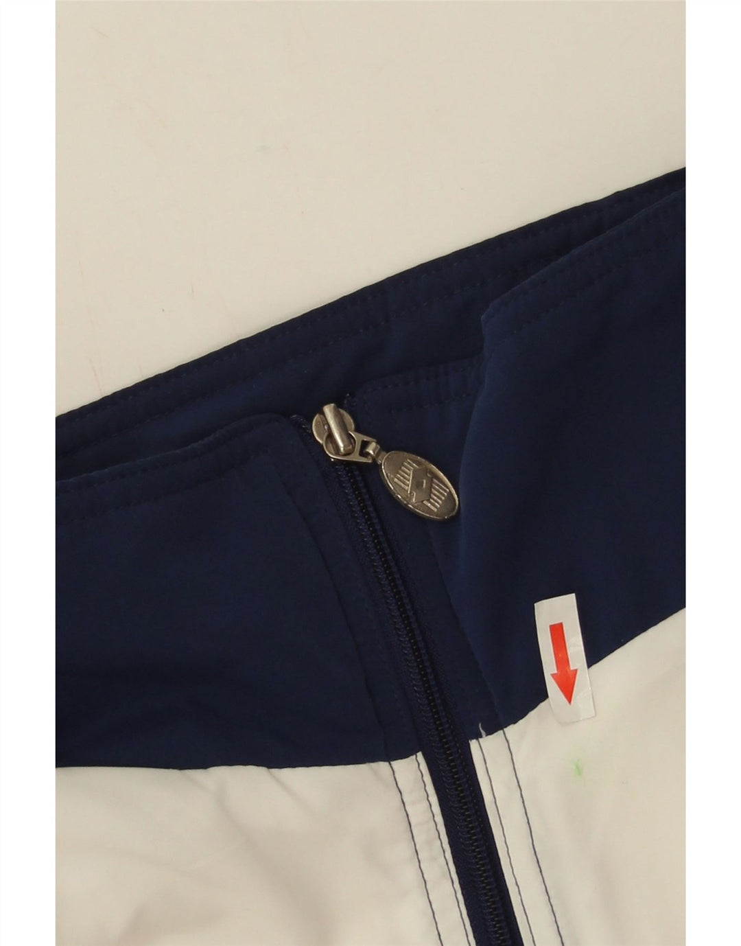 Lotto Mens Graphic Tracksuit Top Jacket Large Navy Blue Colourblock