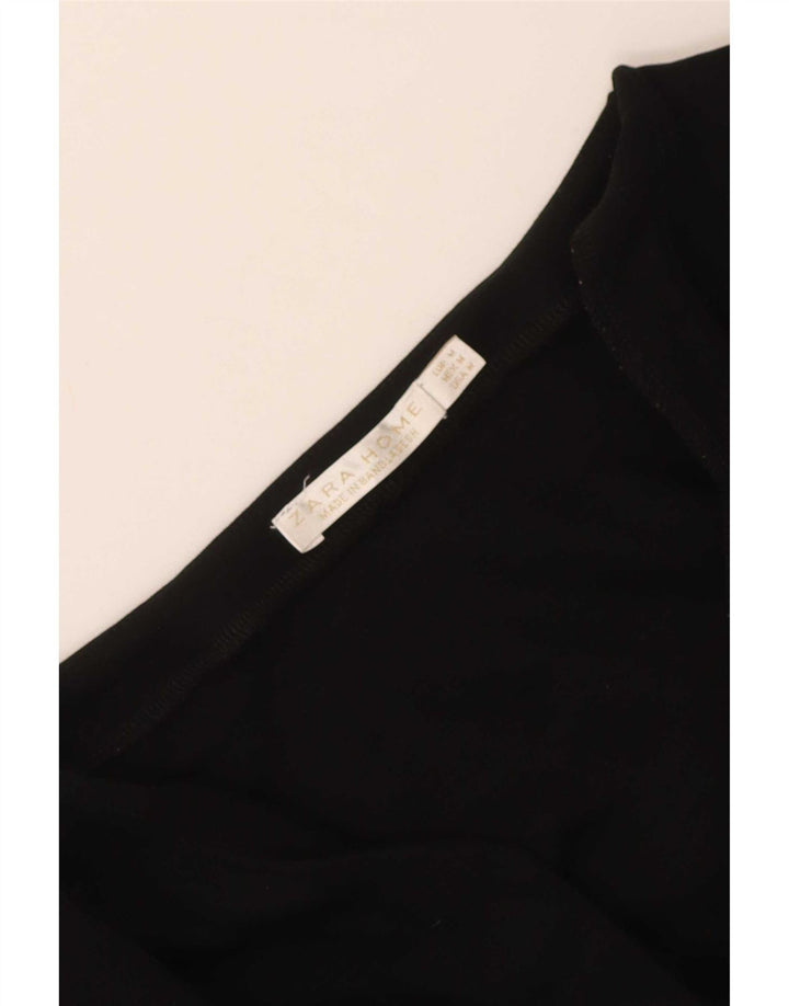 Zara Womens T-Shirt Dress UK 14 Medium Black
