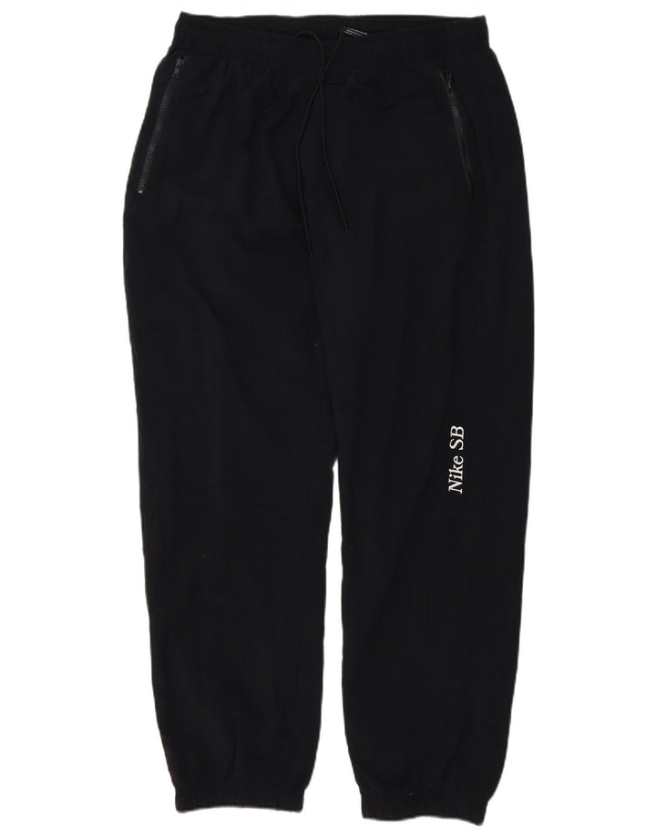 NIKE Mens Tracksuit Trousers Joggers Medium  Black Polyester