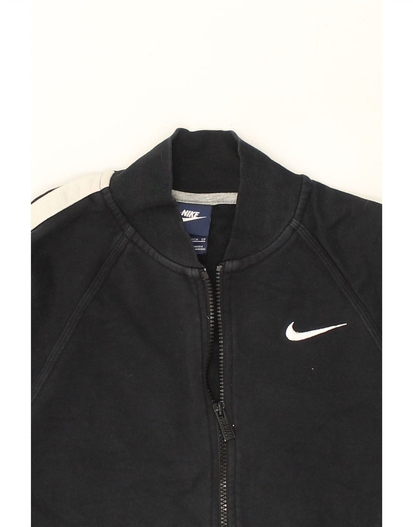 NIKE Mens Tracksuit Top Jacket XS Black Cotton | Vintage Nike | Thrift | Second-Hand Nike | Used Clothing | Messina Hembry 