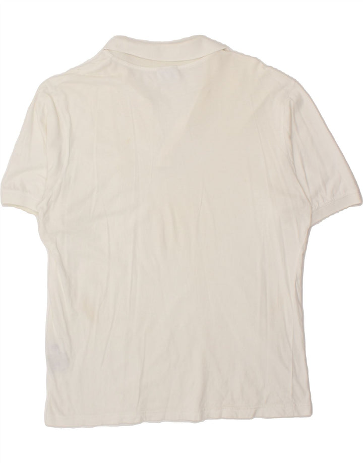 NORTH SAILS Womens Polo Shirt UK 18 XL White Cotton Vintage North Sails and Second-Hand North Sails from Messina Hembry 