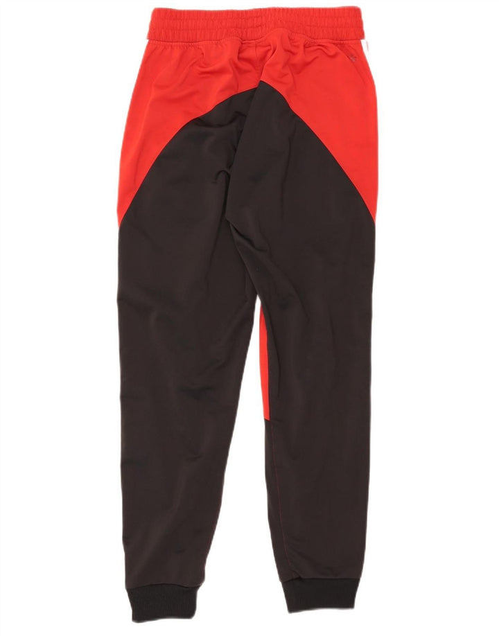 Adidas Mens Tracksuit Trousers Small  Red Colourblock Polyester