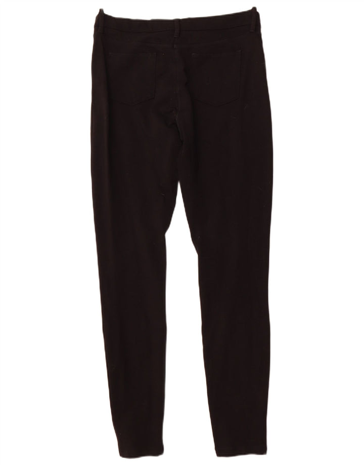 J. Crew Womens Skinny Casual Trousers US 8 Medium W30 L31 Black Viscose