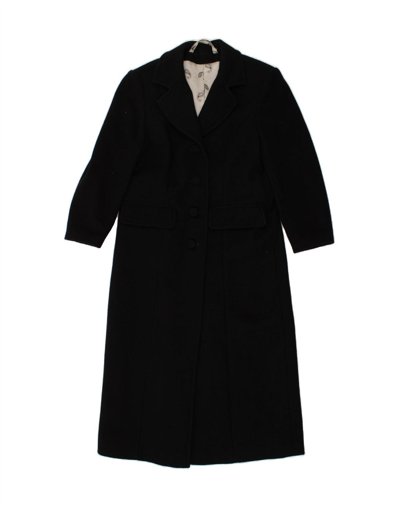 VINTAGE Womens Overcoat UK 8 Small Black Vintage Vintage and Second-Hand Vintage from Messina Hembry 