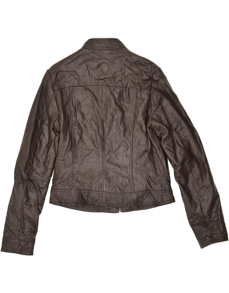 CONBIPEL Womens Leather Jacket IT 46 Large Brown Leather Vintage Conbipel and Second-Hand Conbipel from Messina Hembry 