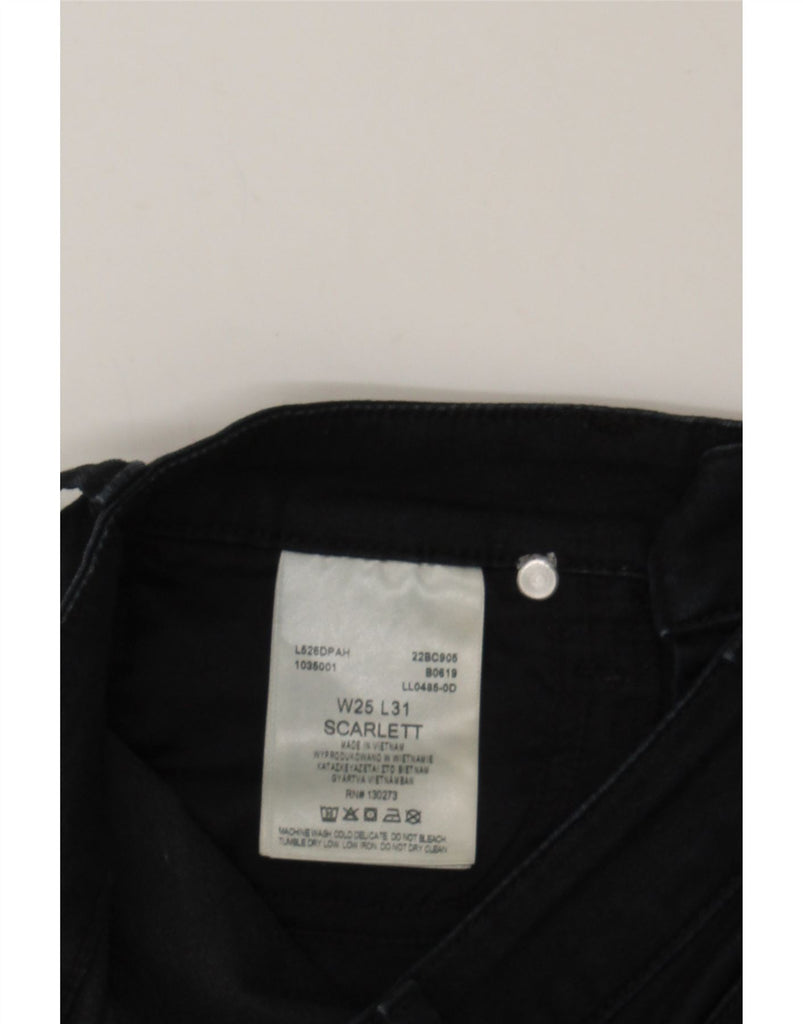 LEE Womens Scarlett Skinny Jeans W25 L31 Navy Blue Cotton Vintage Lee and Second-Hand Lee from Messina Hembry 