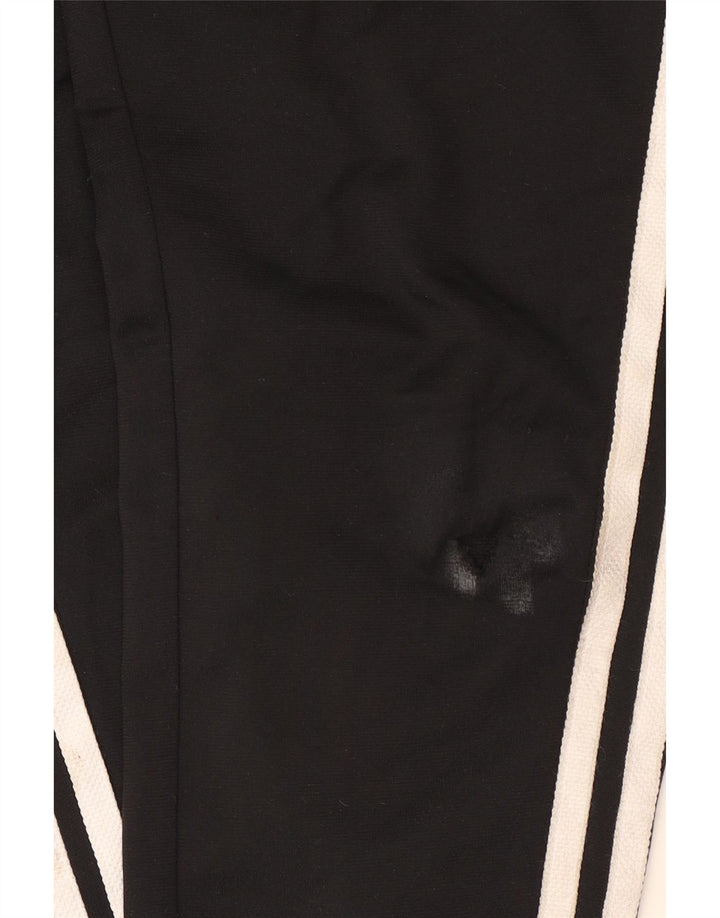 Adidas Boys Tracksuit Trousers Joggers 9-10 Years  Black Polyester