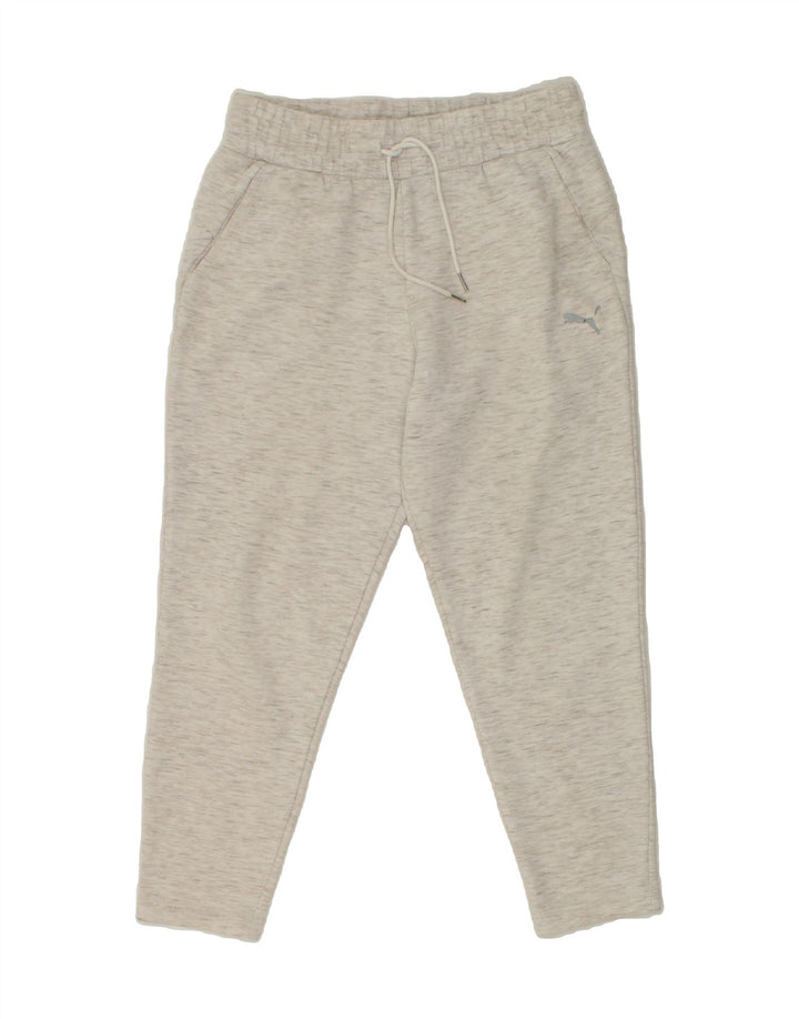 PUMA Womens Tracksuit Trousers UK 10 Small Beige Cotton Vintage Puma and Second-Hand Puma from Messina Hembry 
