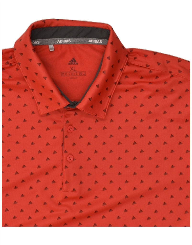 ADIDAS Mens Polo Shirt XL Red | Vintage Adidas | Thrift | Second-Hand Adidas | Used Clothing | Messina Hembry 