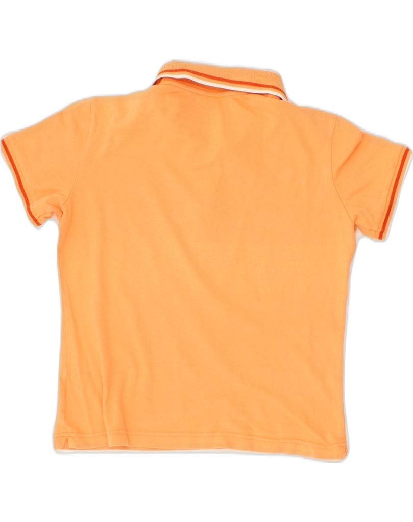 LOTTO Womens Polo Shirt UK 12 Medium Orange Cotton | Vintage Lotto | Thrift | Second-Hand Lotto | Used Clothing | Messina Hembry 