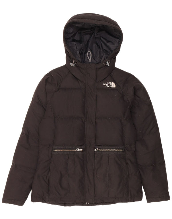 The North Face Womens Hooded Oversized Padded Jacket UK 6 XS Black
