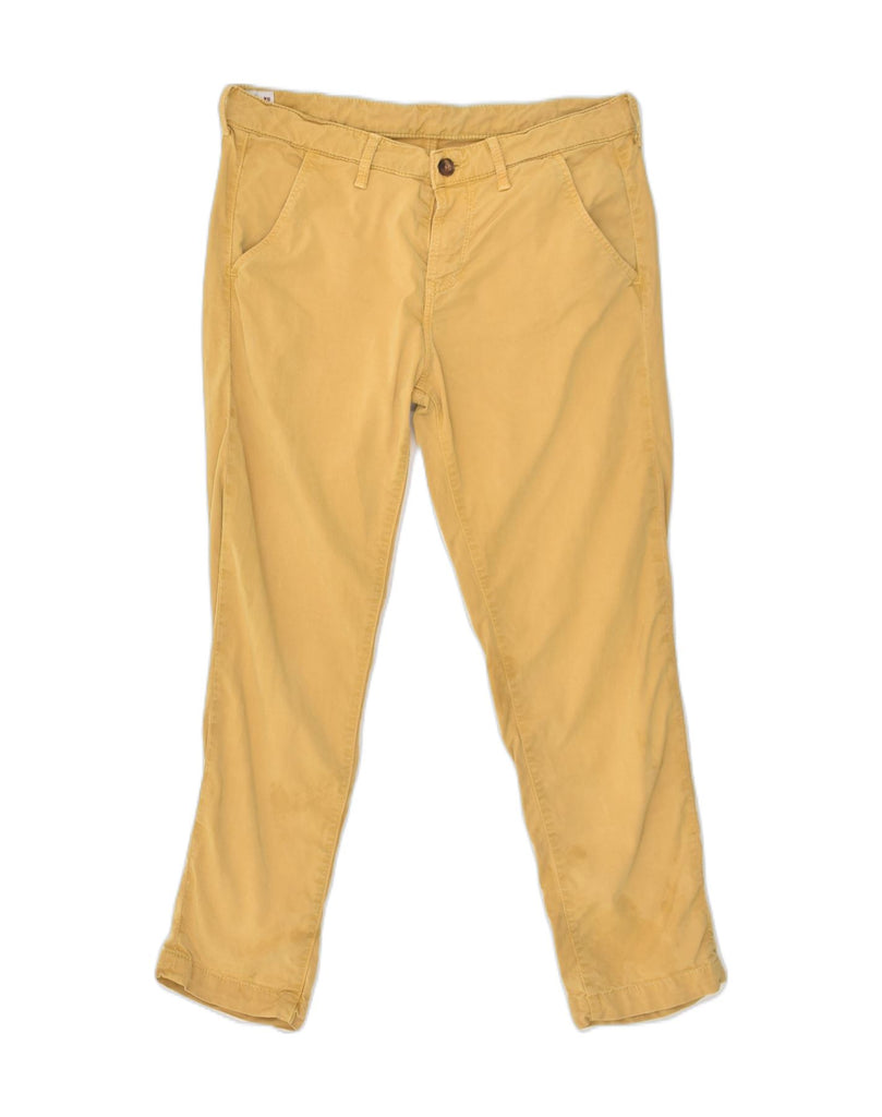 PEPE JEANS Mens Slim Fit Chino Trousers W26 L25 Yellow Lyocell | Vintage PEPE Jeans | Thrift | Second-Hand PEPE Jeans | Used Clothing | Messina Hembry 