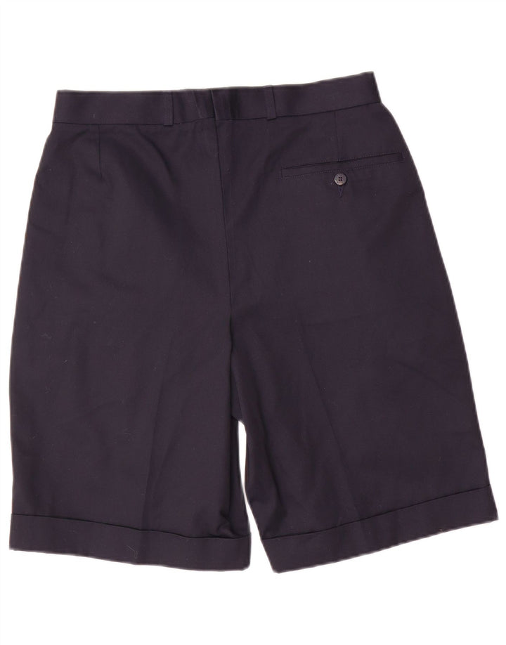 Lacoste Mens Pegged Chino Shorts Size 40 Medium W32  Navy Blue Cotton