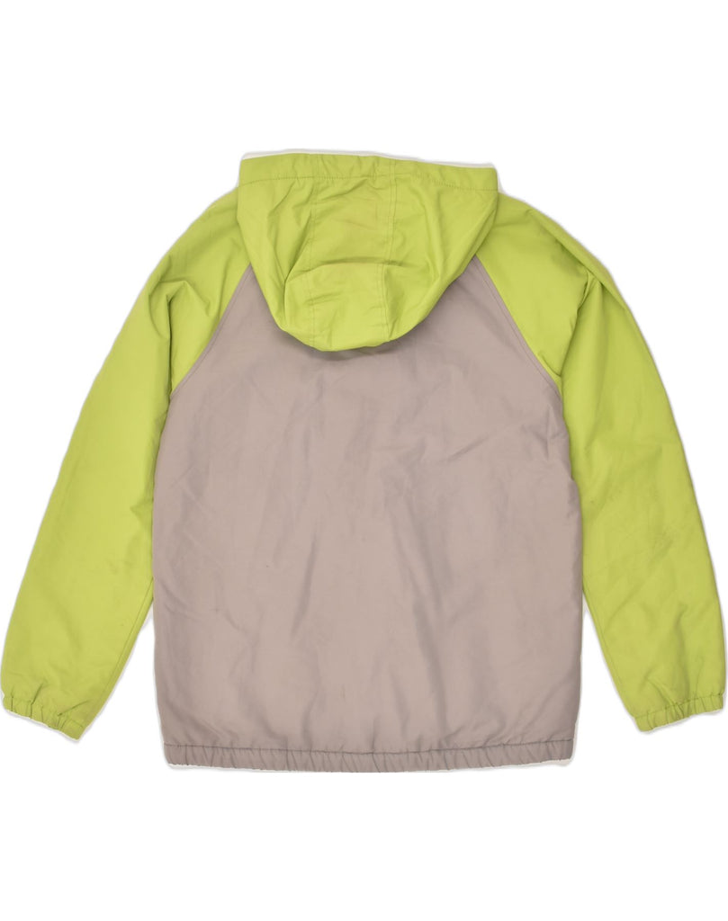 QUIKSILVER Boys Hooded Windbreaker Jacket 13-14 Years Green Colourblock | Vintage Quiksilver | Thrift | Second-Hand Quiksilver | Used Clothing | Messina Hembry 