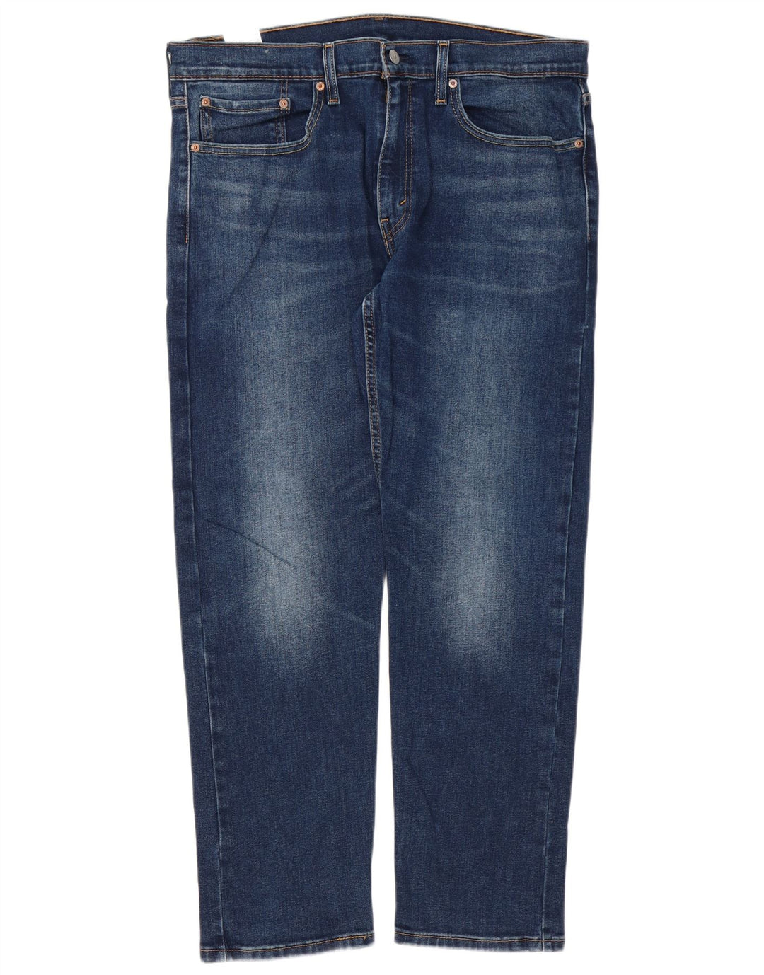 Levi's Mens 502 Regular Tapered Jeans 36 L30 Blue Cotton