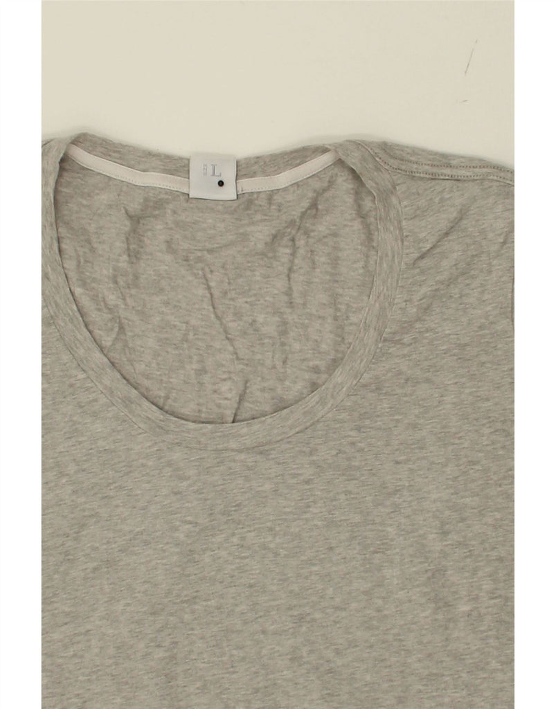 NORTH SAILS Womens Top Long Sleeve UK 14 Large Grey Cotton Vintage North Sails and Second-Hand North Sails from Messina Hembry 
