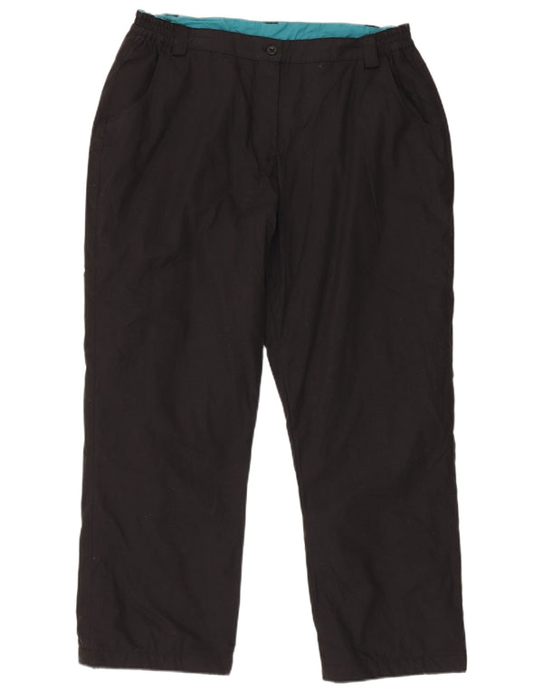 Mountain Warehouse Womens Windbreaker Trousers UK 14 Large W32 L28 Black