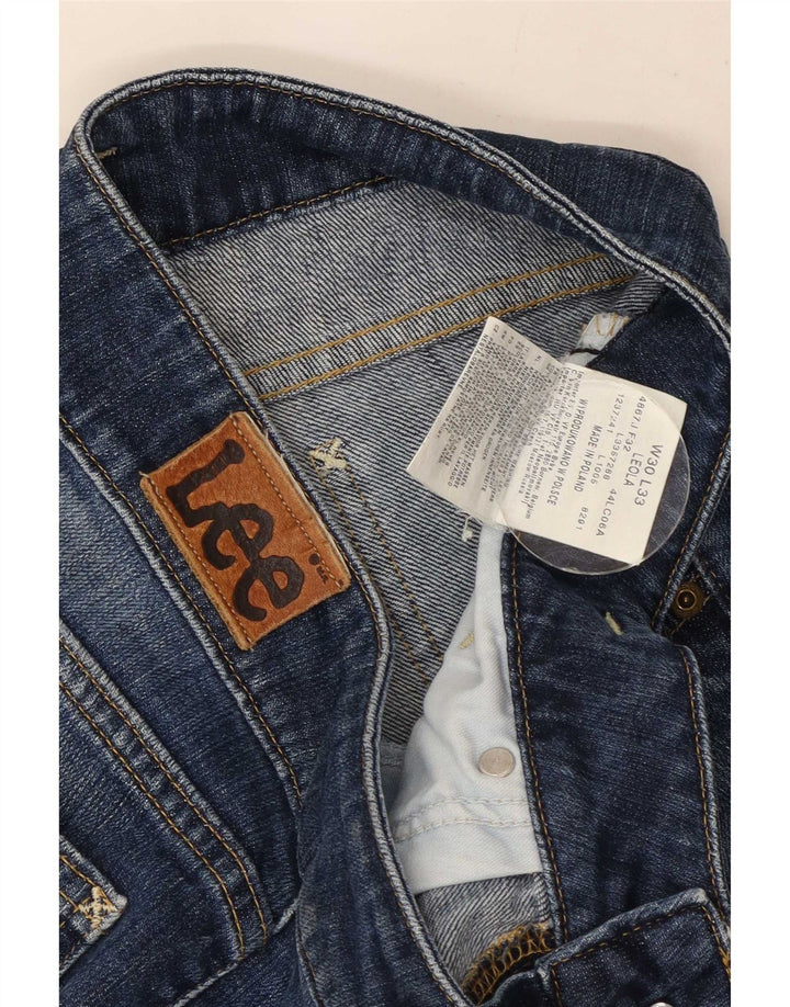 Lee Womens Leola Bootcut Jeans W30 L27 Blue Cotton