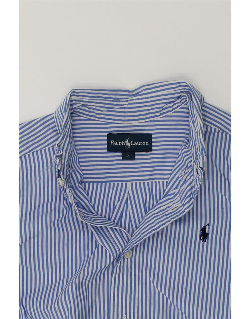 RALPH LAUREN Boys Shirt 4-5 Years Blue Striped Cotton | Vintage Ralph Lauren | Thrift | Second-Hand Ralph Lauren | Used Clothing | Messina Hembry 