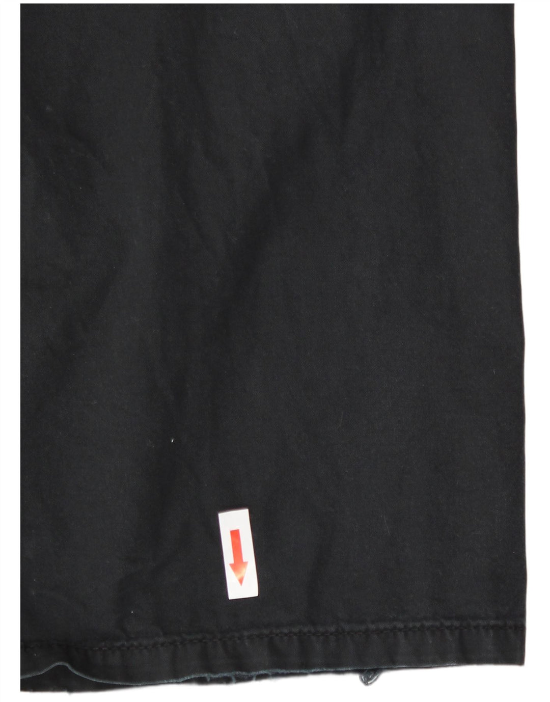 Armani Exchange Mens Straight Casual Trousers W32 L30 Black Cotton