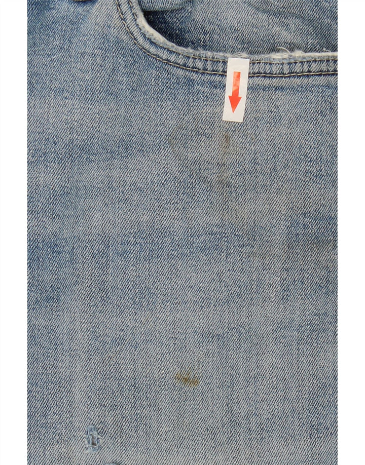 Marks & Spencer Mens Denim Shorts W34 Large Blue Cotton