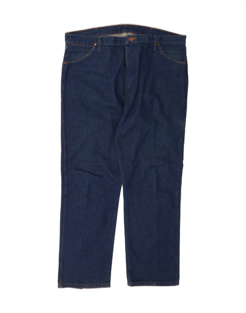 WRANGLER Mens Straight Jeans W40 L30 Blue Cotton Vintage Wrangler and Second-Hand Wrangler from Messina Hembry 