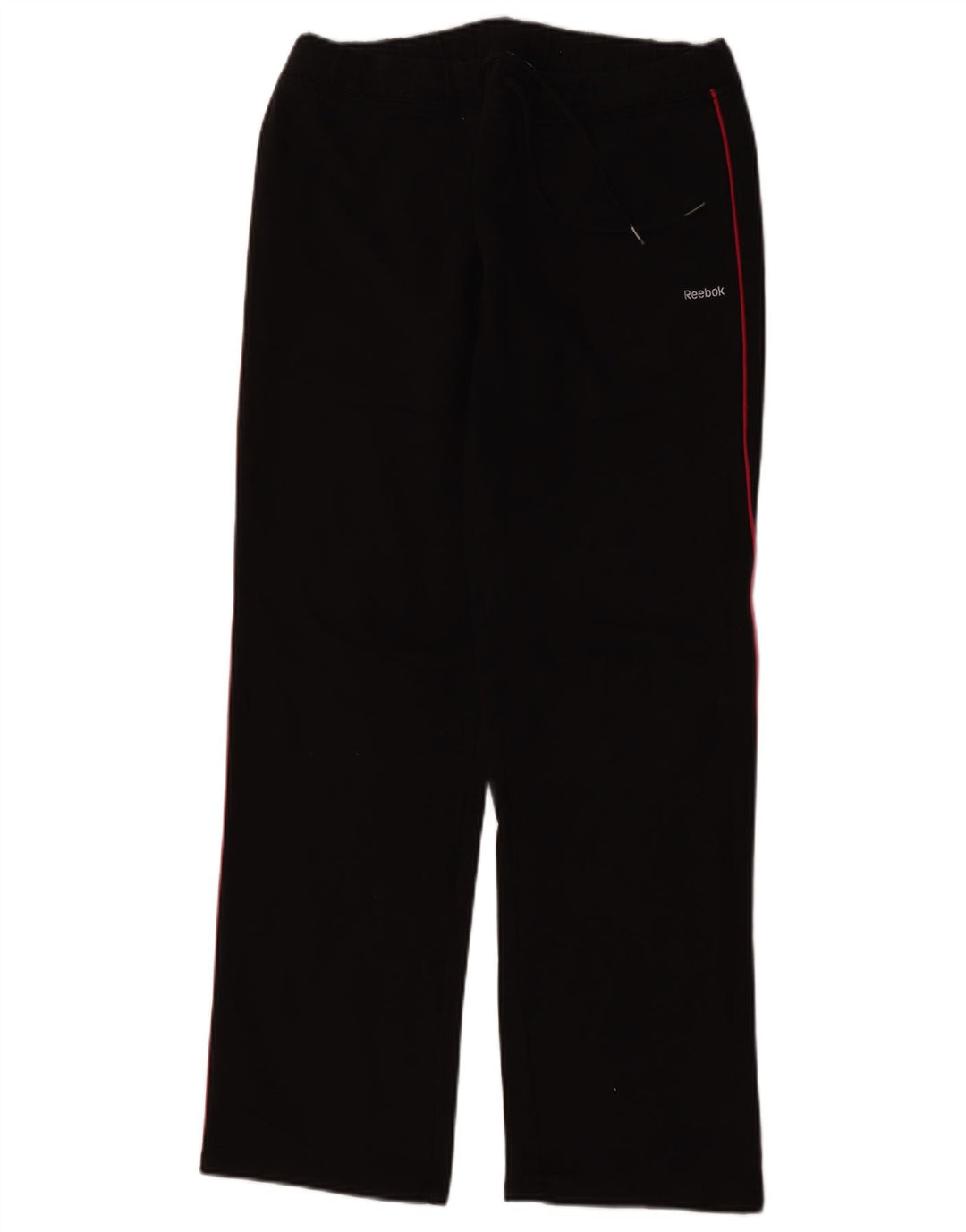 REEBOK Womens Tracksuit Trousers UK 14 Large Black Polyester