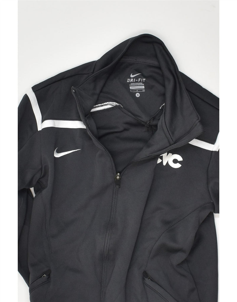 NIKE Mens Dri Fit Tracksuit Top Jacket Small Grey Polyester | Vintage Nike | Thrift | Second-Hand Nike | Used Clothing | Messina Hembry 