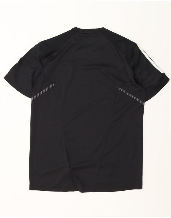 ADIDAS Mens Climalite T-Shirt Top Medium Black Polyester