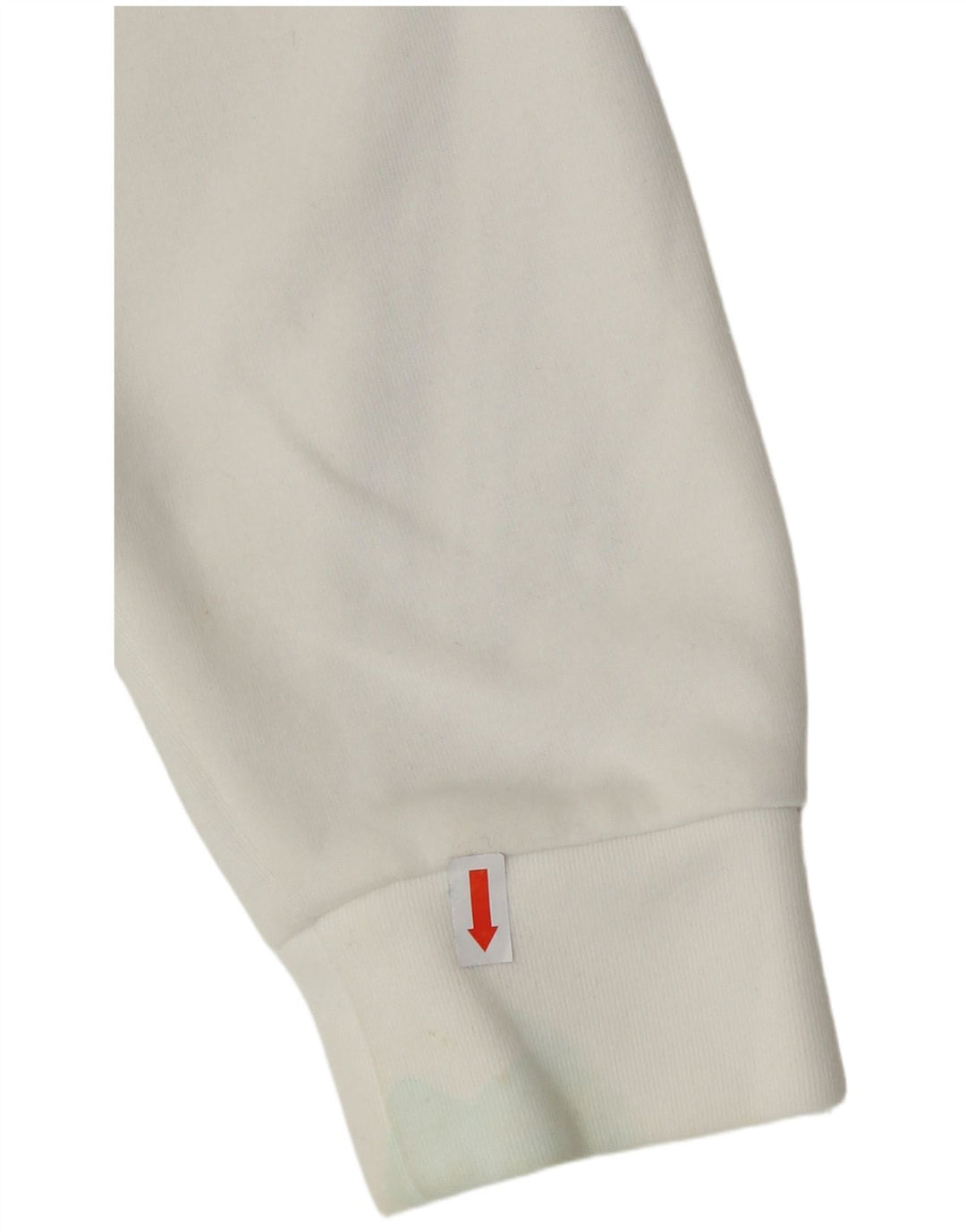 ADIDAS Womens Zip Hoodie Sweater UK 4/6 XS White Cotton