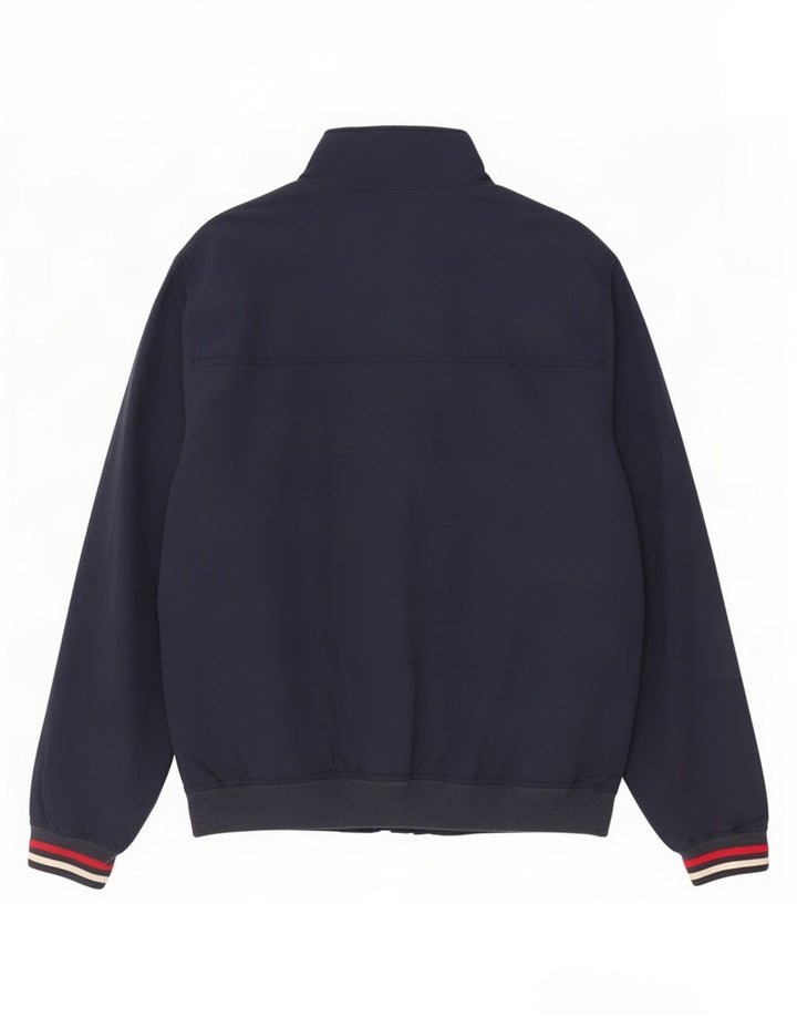 Tommy Hilfiger Mens Bomber Jacket UK 42 XL Navy Blue Polyamide