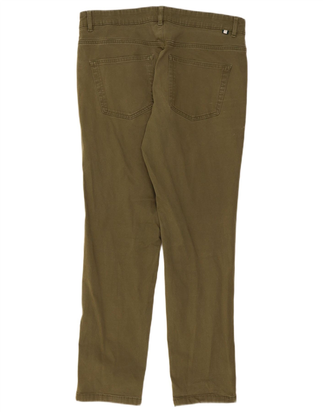 Ted Baker Mens Slim Casual Trousers W32 L29 Khaki Cotton