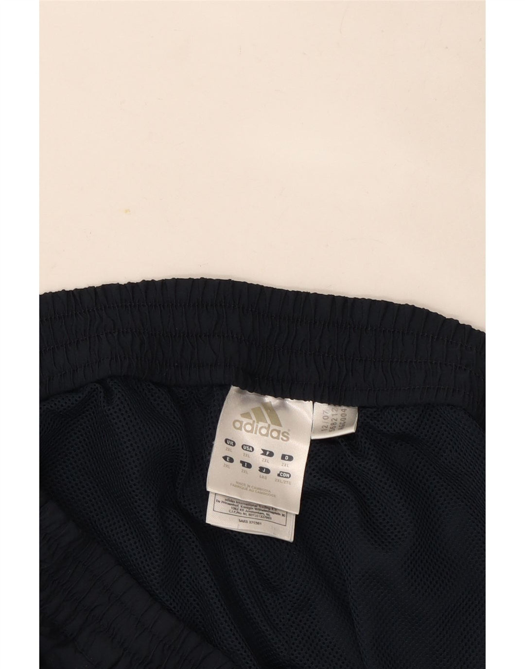 Adidas Mens Tracksuit Trousers 2XL  Navy Blue Polyester