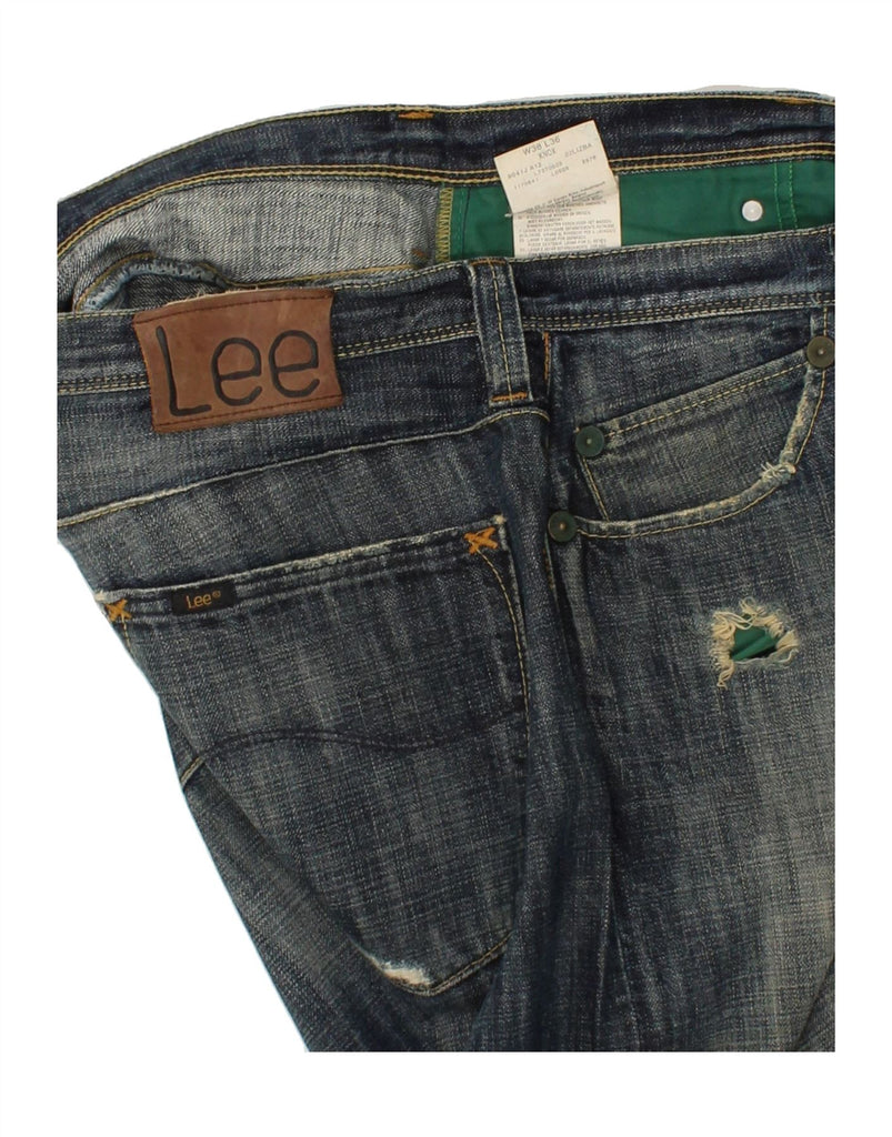 LEE Mens Knox Straight Jeans W38 L31 Blue Cotton | Vintage Lee | Thrift | Second-Hand Lee | Used Clothing | Messina Hembry 