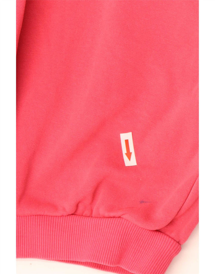 Nike Girls Sweatshirt Jumper 10-11 Years Medium Pink Cotton