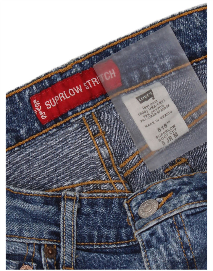 Levi's Womens Super Low Bootcut Jeans US 5 Medium W30 L31 Blue Cotton
