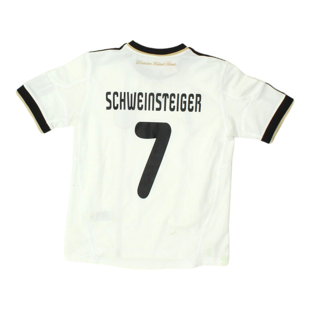 Germany 2010 Adidas Bastian Schweinsteiger Boys Home Shirt | Kids Sportswear VTG Vintage Messina Hembry and Second-Hand Messina Hembry from Messina Hembry 