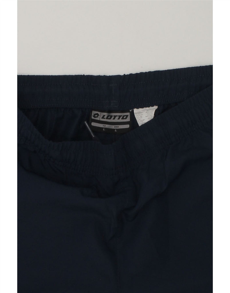 LOTTO Boys Sport Shorts 14-15 Years Large  Navy Blue Polyester | Vintage Lotto | Thrift | Second-Hand Lotto | Used Clothing | Messina Hembry 