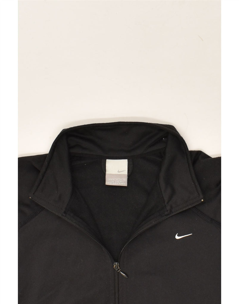 NIKE Womens Tracksuit Top Jacket Size 4-6 Small Black Colourblock | Vintage Nike | Thrift | Second-Hand Nike | Used Clothing | Messina Hembry 