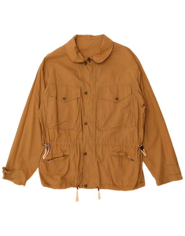 Vintage Mens Utility Jacket UK 38 Medium Brown