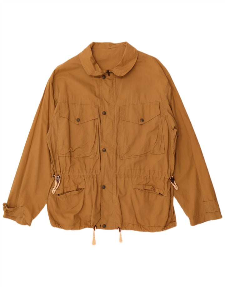 Vintage Mens Utility Jacket UK 38 Medium Brown