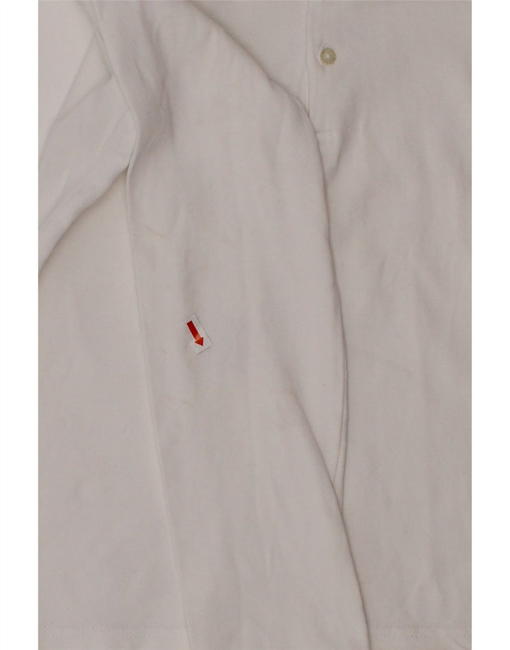 POLO RALPH LAUREN Girls Polo Shirt 12-13 Years Large White Cotton Heart