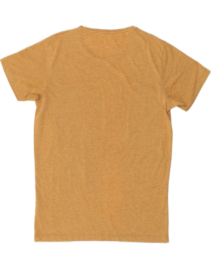 JACK & JONES Mens Workwear Graphic T-Shirt Top Large Yellow Flecked | Vintage Jack & Jones | Thrift | Second-Hand Jack & Jones | Used Clothing | Messina Hembry 