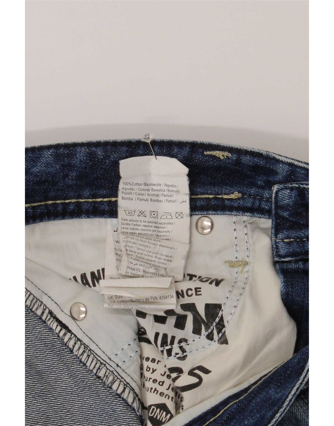 Jack & Jones Mens Denim Shorts W36 Large Blue Cotton